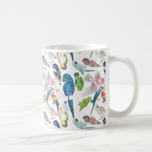 Parrots en toos koffiemok