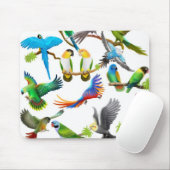 Parrots Galore Mousepad Muismat (Met muis)