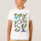 Parrots Galore T-shirt (Voorkant)