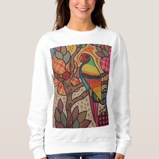 Parrot's glimlach trui (Voorkant)