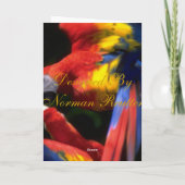 Parrots in Love Kaart (Achterkant)