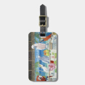 Parrots in Paradise Bagagelabel (Voorkant verticaal)