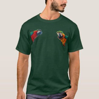 Parrots kijken naar je t-shirt