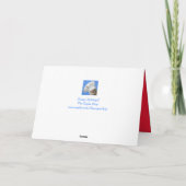 Parrots Love Kerstmis Feestdagen Kaart (Achterkant)