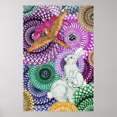Parrots Love Rabbits Poster (Voorkant)