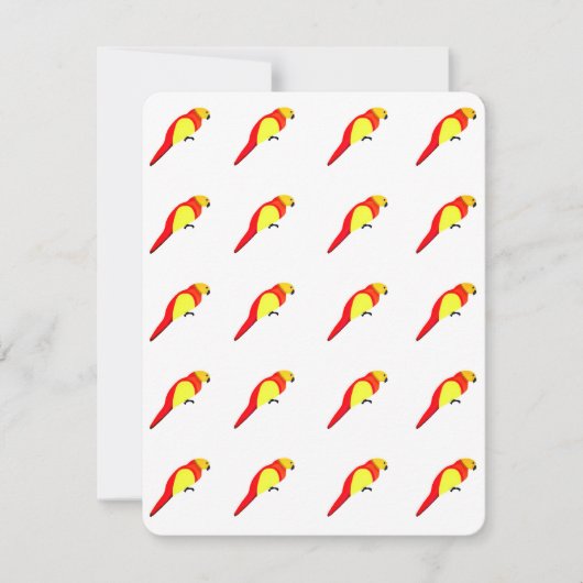 Parrots Note-kaarten Notitiekaartje (Voorkant)