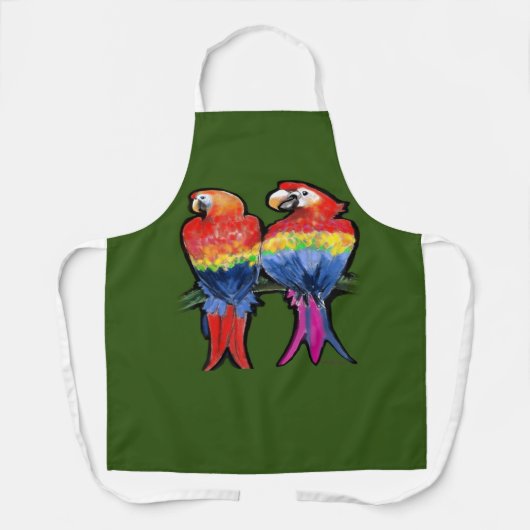 Parrots Schort (Voorkant)