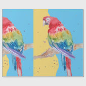 Parrots van de Waterverf van Parrots Cadeaupapier (Vlak)