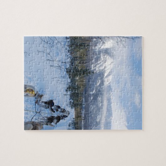 ParrotSleds — Landschap Legpuzzel (Horizontaal)