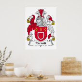 Parrott Family Crest Poster (Keuken)