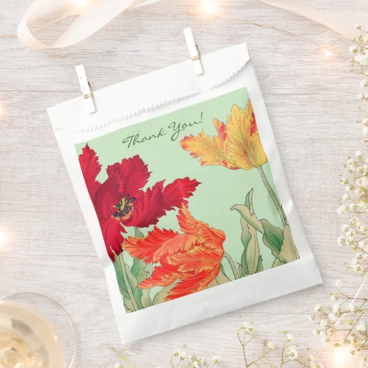 Parrottulp, Floral Bedankzakje (Geknipt)