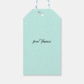 Parrottulp, Floral Cadeaulabel (Achterkant)