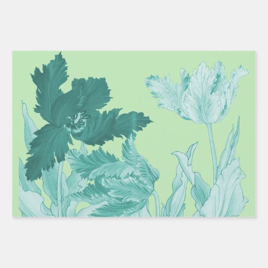 Parrottulp, Floral Inpakpapier Vel (Voorkant 3)