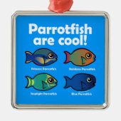 Parrotvis is kool! metalen ornament (Voorkant)