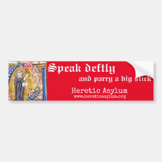 Parry a Big Stick Bumpersticker