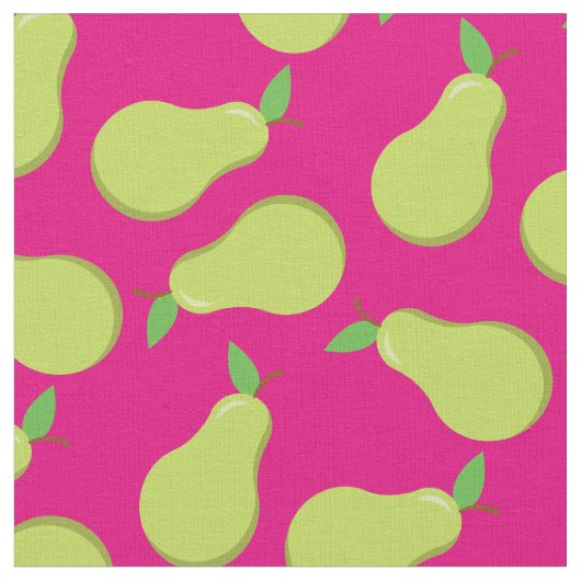 Pars Cute Fruit Kitchen Roze Stof (Close Up)