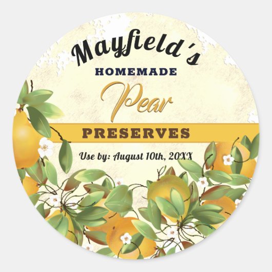 Pars Fruit Canning | Jam Jar Label (Voorkant)