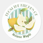 Pars Fruit Canning Ronde Sticker (Voorkant)