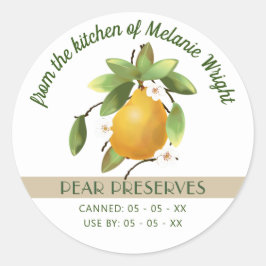 Pars Fruit Canning Ronde Sticker