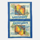 Pars  Fruit Crate Art Kitchen Towel Theedoek (Verticaal)