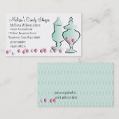 Pars met roze Snoep Visitekaartje (Voorkant / Achterkant)