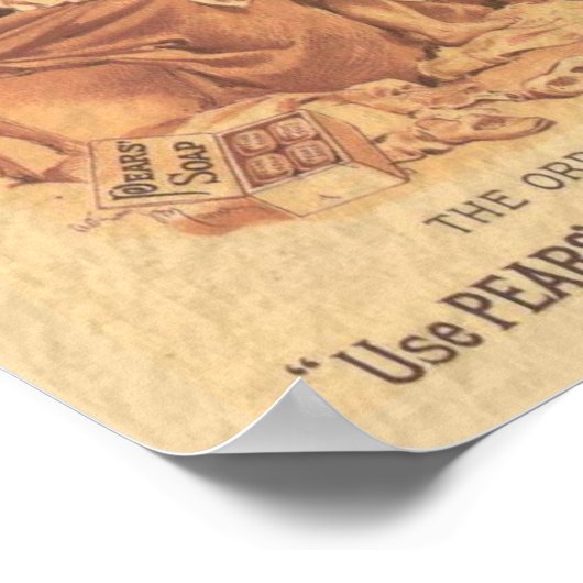 Pars Soap Bathing the Child Poster (Hoek)