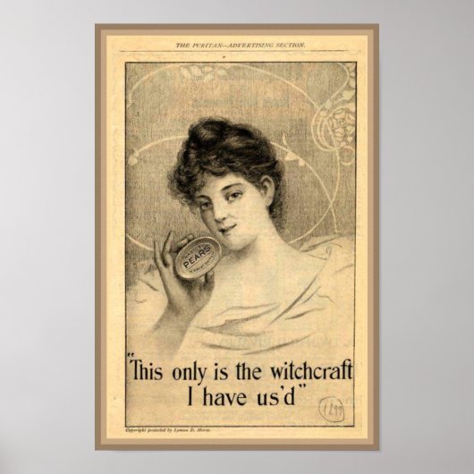 Pars Soap Witchcraft Ad Poster (Voorkant)