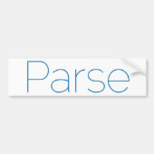 Parse Bumpersticker (Voorkant)
