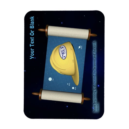 Parshat Bereshit - Yesh M'ayn Bouw Magneet (Verticaal)