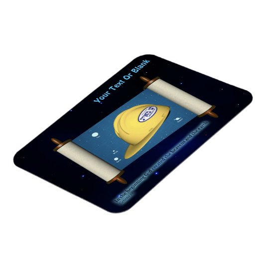 Parshat Bereshit - Yesh M'ayn Bouw Magneet (Linkerzijde)