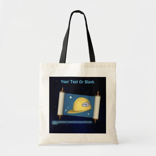 Parshat Bereshit - Yesh M'ayn Bouw Tote Bag (Voorkant)