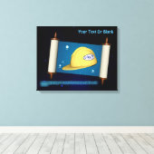 Parshat Bereshit - Yesh M'ayn Construction Company Canvas Afdruk (Insitu (Houten vloer))