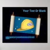 Parshat Bereshit - Yesh M'ayn Construction Company Poster (Voorkant)