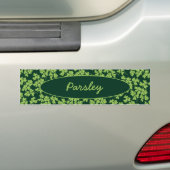 Parsley Pattern Bumpersticker (Op auto)