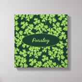Parsley Pattern Canvas Afdruk (Voorkant)