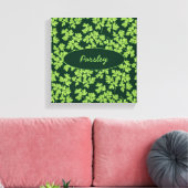 Parsley Pattern Canvas Afdruk (Insitu (Woonkamer))