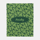 Parsley Pattern Fleece Deken (Voorkant)