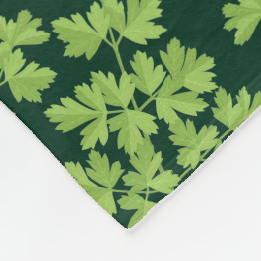 Parsley Pattern Fleece Deken (Hoek)