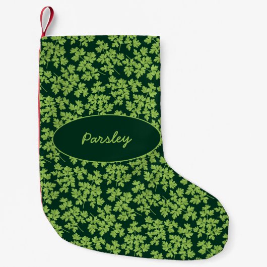 Parsley Pattern Kleine Kerstsok (Voorkant)