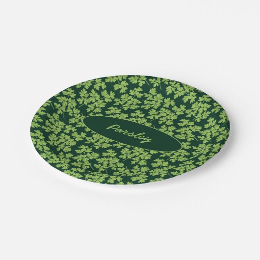 Parsley Pattern Papieren Bordje (Gekanteld)