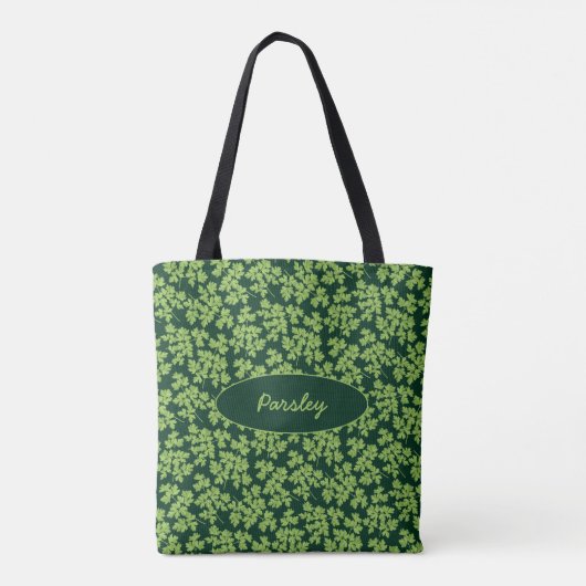 Parsley Pattern Tote Bag (Achterkant)