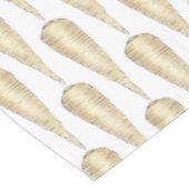 Parsnip print roet Vegetable Farmer's Market Veg Tafelkleed (Gekanteld)