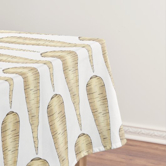 Parsnip print roet Vegetable Farmer's Market Veg Tafelkleed (Voorbeeld)