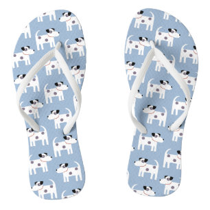 Parson Jack Russell Terrier Dog Blue Teenslippers