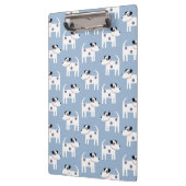 Parson Jack Russell Terrier Dog Pattern Blue Klembord (Links)