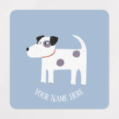 Parson Jack Russell Terrier Hond gepersonaliseerd Labels (Design 1)