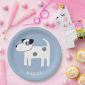 Parson Jack Russell Terrier Hond gepersonaliseerd Papieren Bordje (Feest)