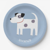 Parson Jack Russell Terrier Hond gepersonaliseerd Papieren Bordje (Voorkant)
