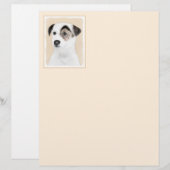 Parson Jack Russell Terrier Painting - Dog Art (Voorkant / Achterkant)