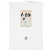 Parson Jack Russell Terrier Painting - Dog Art (Achterkant)